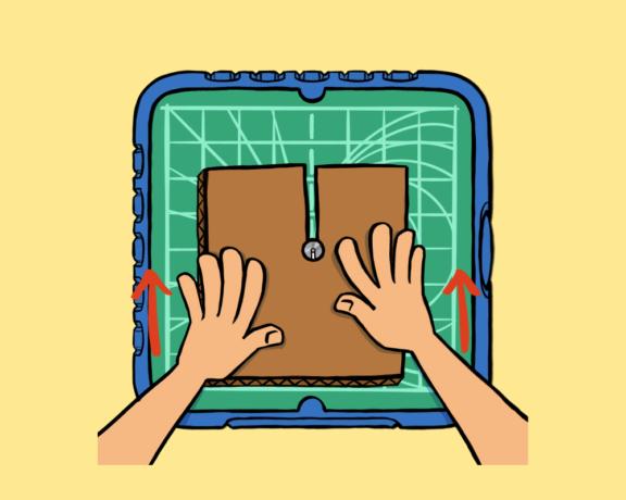 Image depicting correct ChompSaw usage