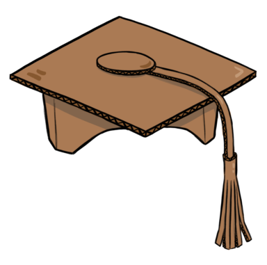 graduation cap hero image